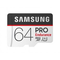 Card memorie Samsung microSDXC, PRO Endurance, 64GB, Class 10, UHS-I, Adaptor inclus, MB-MJ64GA/EU