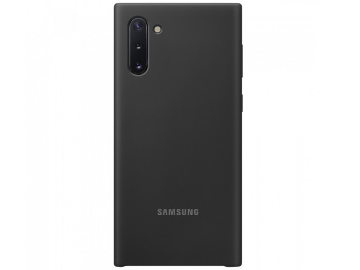 Husa Silicone Cover pentru Samsung Galaxy Note 10, Black, EF-PN970TBEGWW