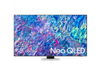 Neo QLED Samsung QE75QN85BA, 189 cm, Procesor Neo Quantum 4K, Smart, 4K Ultra HD, Argintiu