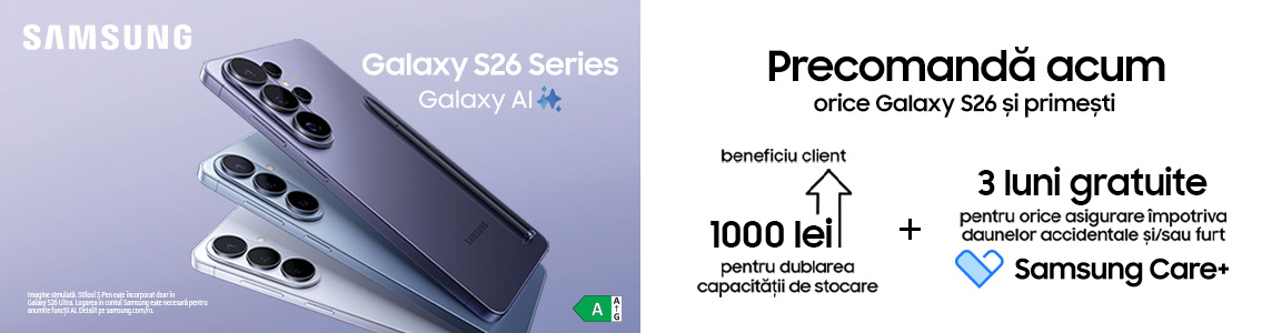 Precomanda acum Galaxy S26 Series